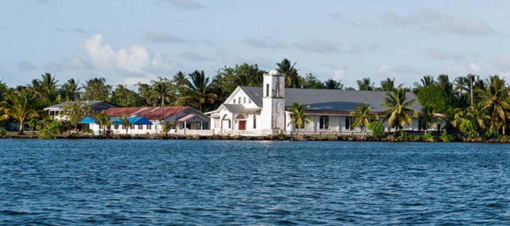 Malem Village, Kosrae Island, Micronesia